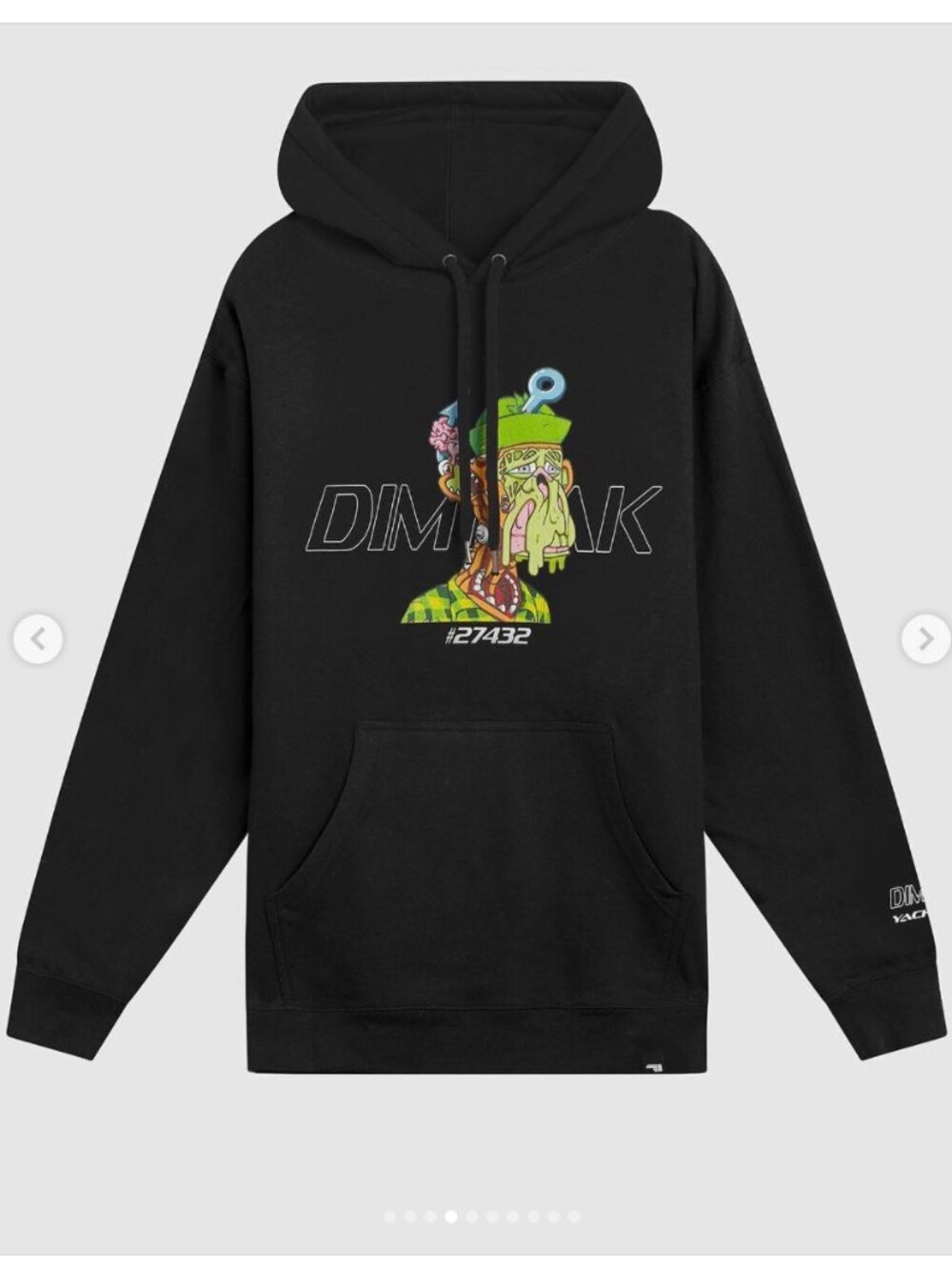 Dim Mak Mutant APE Hoodie - Black Sz XL NWT